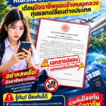 ประกาศเตือนภัยมิจฉาชีพทุนต่างประเทศ