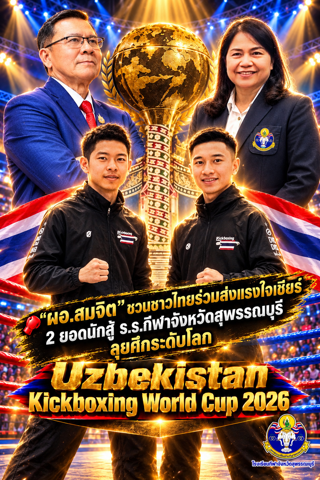 โปสเตอร์ศึกคิกบ็อกซิ่งโลก Uzbekistan 2026